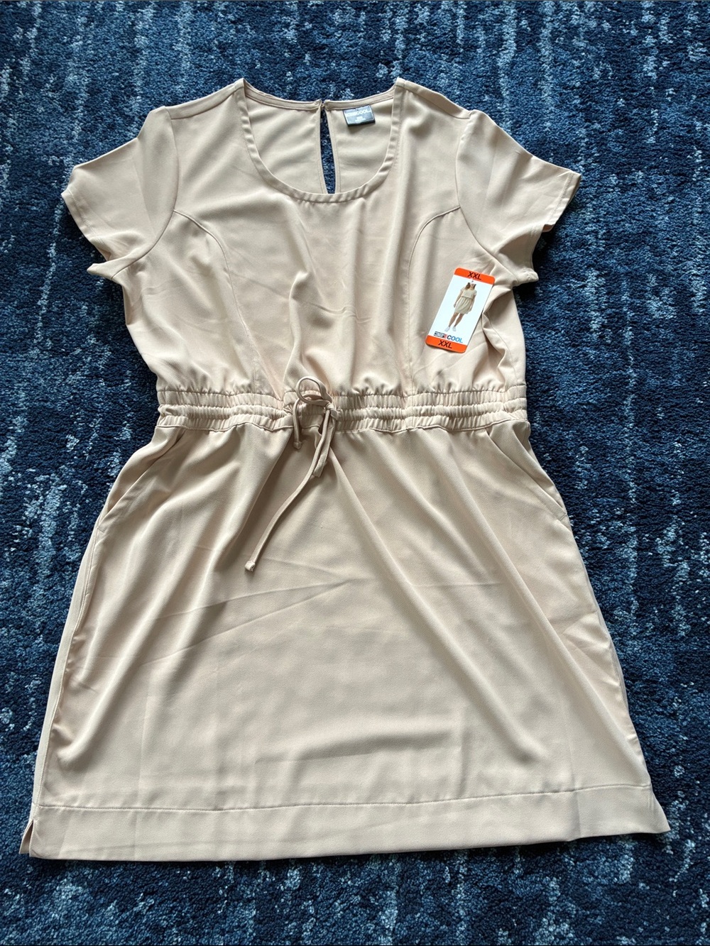 32 Degrees Cool Beige Pullover Casual Dress- XXL